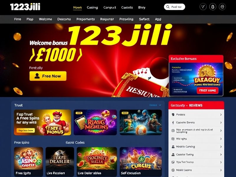 Welcome to 123jili.com, your premier destination for top-rated online casino games including slots, live dealers, and sports betting. Discover exclusive bonuses, secure gameplay, and a wide variety of trusted gambling experiences. Play now and enjoy the thrill with 123jili!